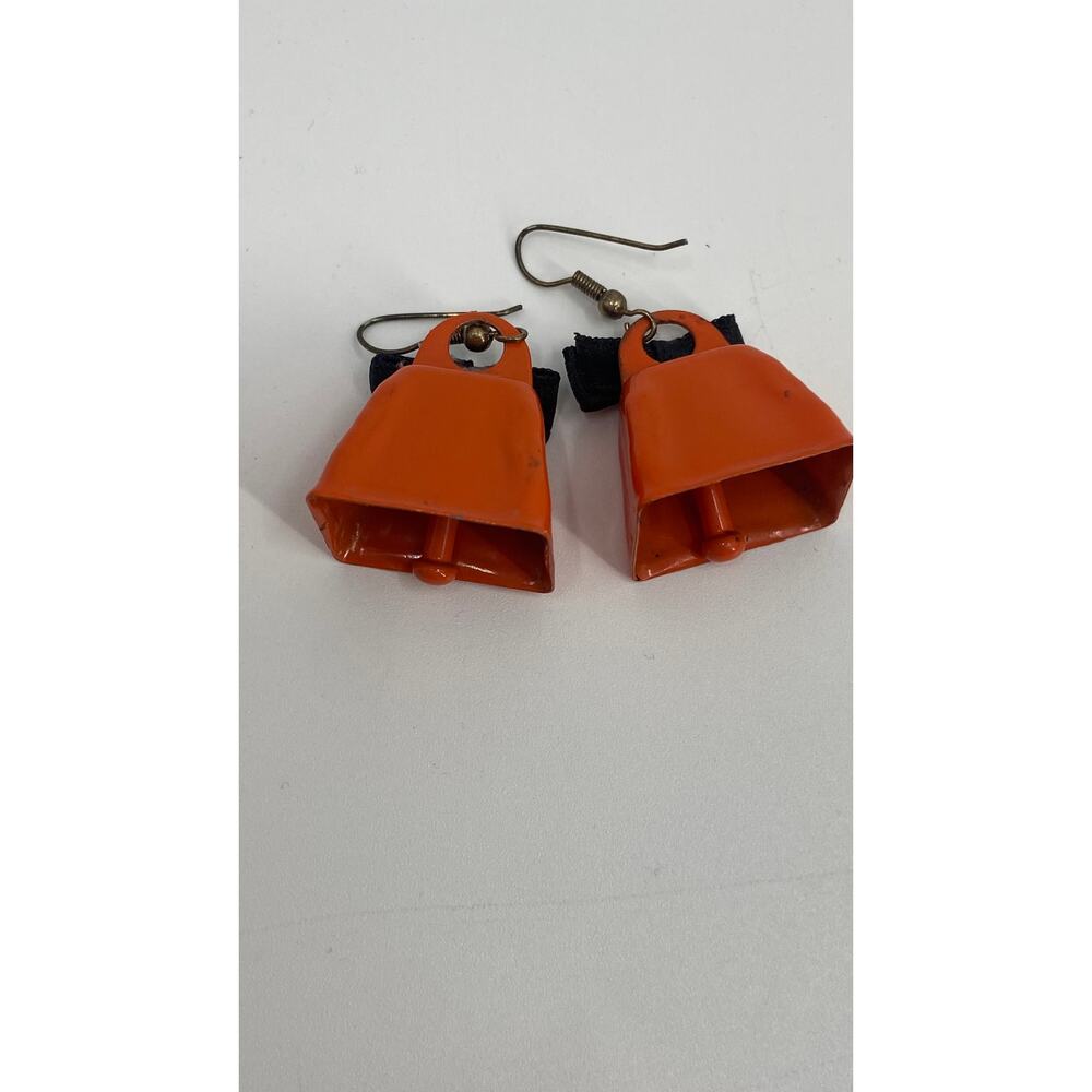 Pumpkin Bell Earrings - Picture 4 of 4